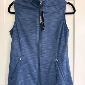 Ariat Women's Blue Zip-Up Tank Top